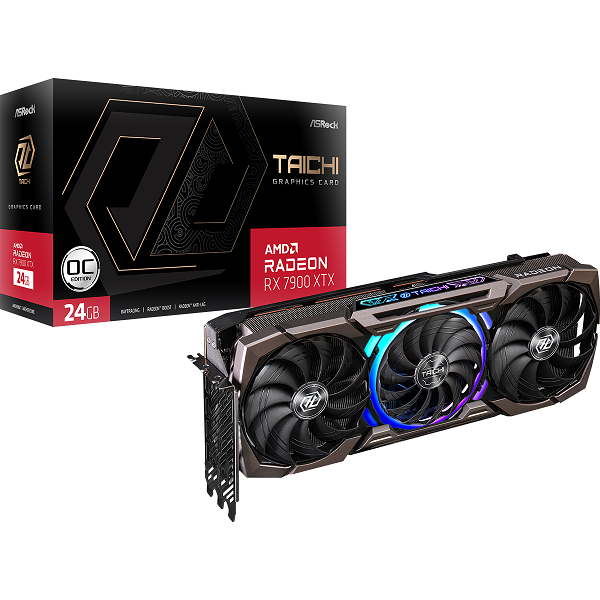 ASRock Radeon RX 7900XTX Taichi OC 24GB GDDR6 Graphics Card