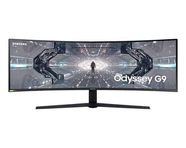 Samsung Odyssey G9 49-inch Dual QHD QLED 240Hz 1ms HDR 1000 Certified Curved Gaming Monitor