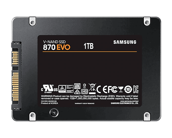 SAMSUNG 870 EVO SATA III (2.5") 1 TB SSD