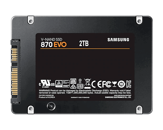 SAMSUNG 870 EVO SATA III (2.5") 2 TB SSD