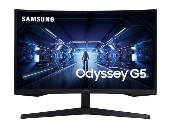 Samsung Odyssey G5 27-inch WQHD 144Hz Curved Gaming Monitor