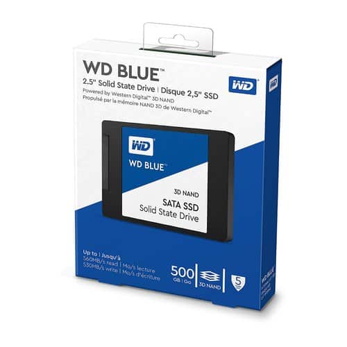 WD Blue 500GB 3D NAND SATA III 6GB S 2.5 Inch SSD