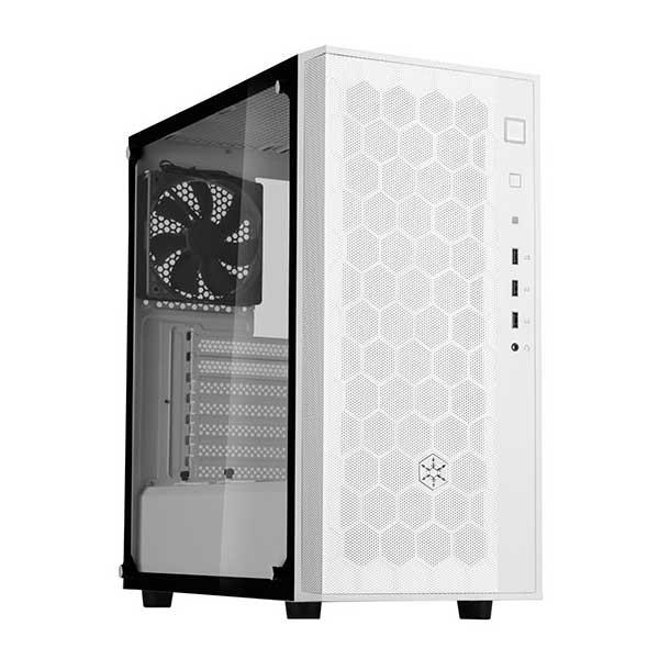 SILVERSTONE FARA R1 MID TOWER CABINET WHITE