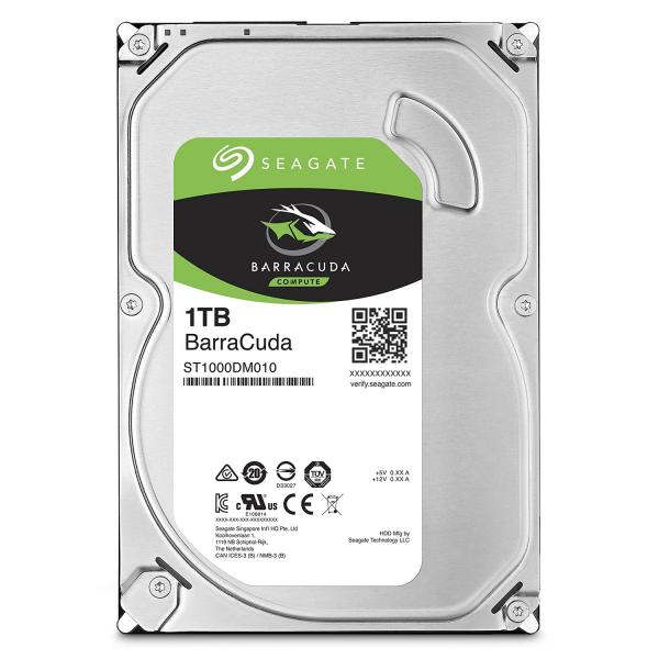 Seagate Barracuda 1TB 7200 RPM Desktop Internal Hard Disk (ST1000DM010)