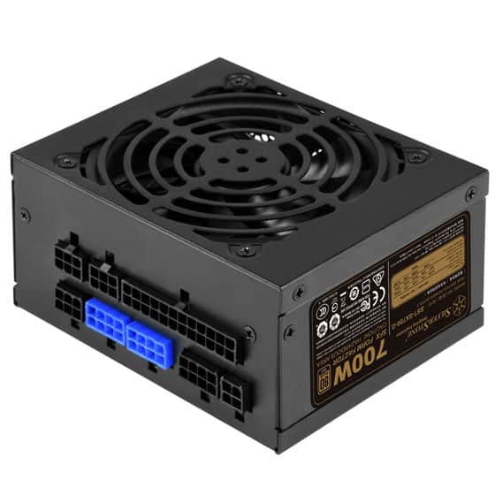 SILVERSTONE SX700-G SFX 700 WATT 80 PLUS GOLD CERTIFICATION FULLY MODULER PSU