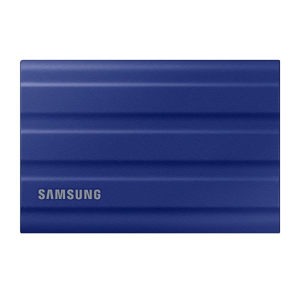 Samsung T7 Shield 1TB Blue Portable SSD with Rugged, IP65 Water and Dust Resistant (Blue)