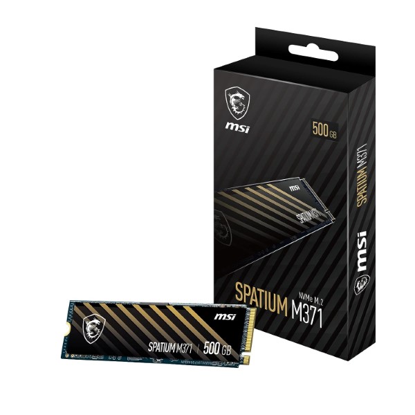 MSI Spatium M371 500GB PCIe NVMe M.2 Gen3X4 Internal SSD