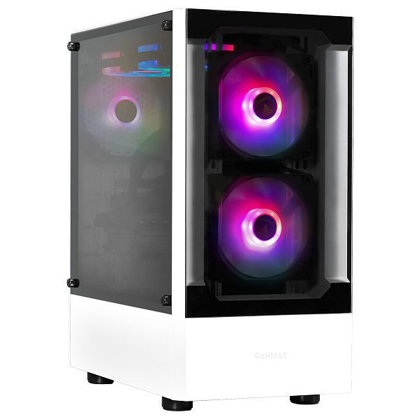 Gamdias Talos E3 White ATX Mid Tower Gaming Cabinet