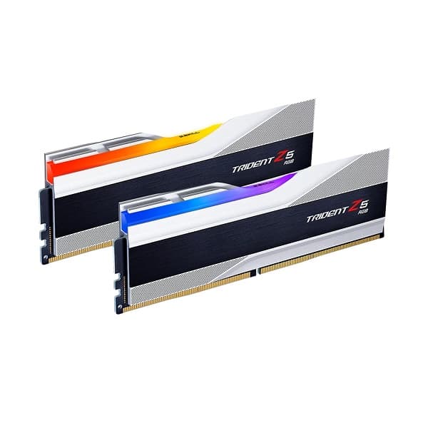 G.Skill Trident Z5 RGB 64GB (32GB x 2) 6000MHz DDR5 CL32 Desktop Memory (White)