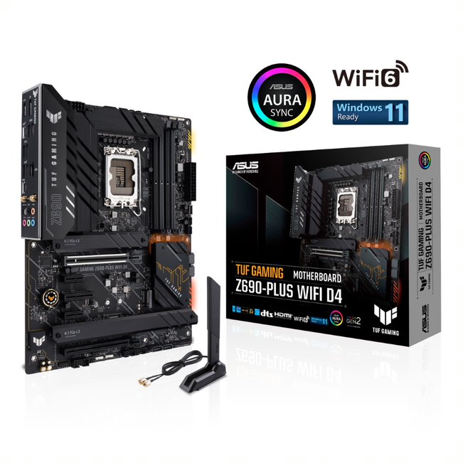 Asus TUF Gaming Z690-Plus WiFi D4 Intel 12th Gen LGA1700 Motherboard