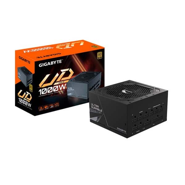 Gigabyte UD1000GM 1000 Watt 80 Plus Gold Certified Modular ATX Power Supply