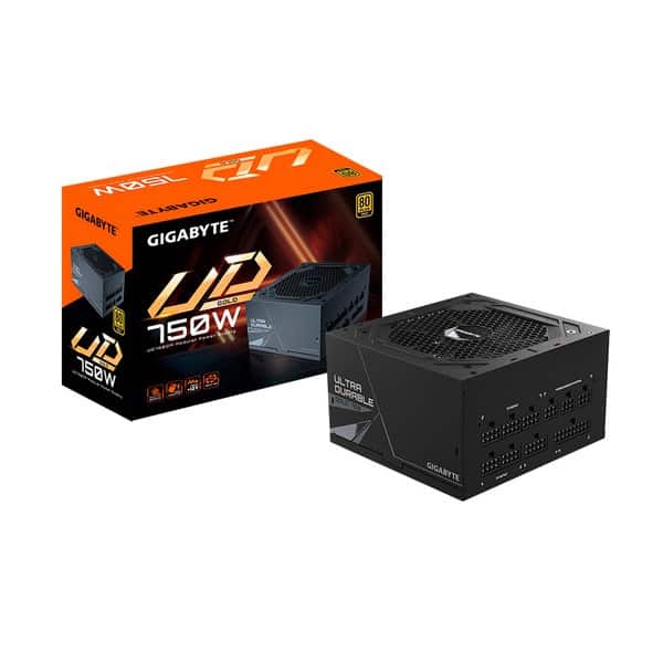 Gigabyte UD750GM 750 Watt 80 Plus Gold Certified Modular ATX Power Supply