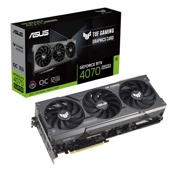 Asus TUF Gaming RTX 4070 Super 12GB GDDR6X OC Edition Graphics Card