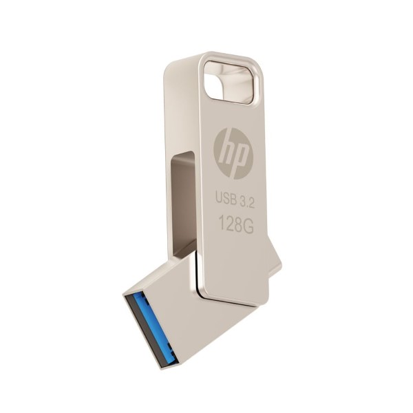 HP X206C 128GB USB Type C OTG Type USB 3.2 Pendrive (Silver)