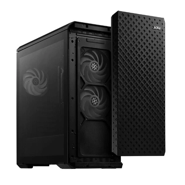 XPG Defender Pro ARGB E-ATX Mid Tower Cabinet with Tempered Glass Side Panel (Black)