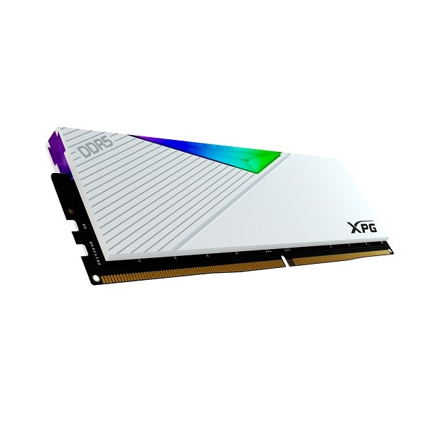 ADATA XPG Lancer White RGB 16GB (16GB x 1) 5600MHz DDR5 Desktop Memory (White)