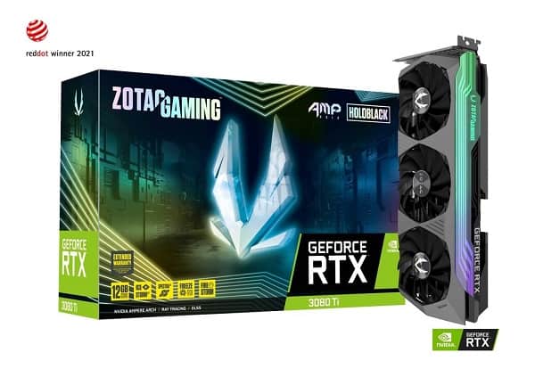 Zotac GeForce RTX 3080Ti Amp Holo 12GB GDDR6X Graphics Card