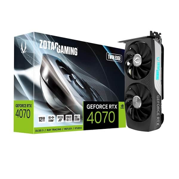 Zotac Gaming GeForce RTX 4070 Twin Edge 12GB GDDR6 Graphics Card