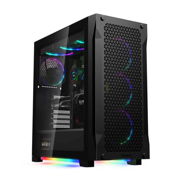 Gamdias Athena P1 ARGB Mid-Tower ATX Gaming Cabinet (Black)