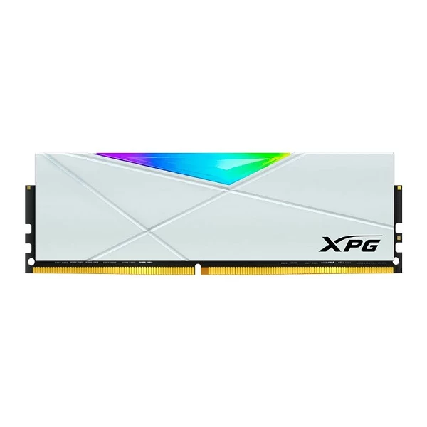 Adata XPG Spectrix D50 16gb (16gb x 1) 3200mhz ddr4 RGB desktop memory(white)