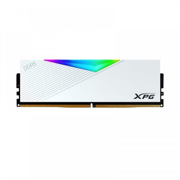 XPG Lancer RGB White 16gb (16gb X 1) 5200Mhz DDDR5 Desktop Memory (White)