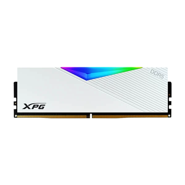 Adata XPG Lancer RGB WH 16GB (16gb X 1) 6000mhz DDR5 CL30 Desktop Memory (White)