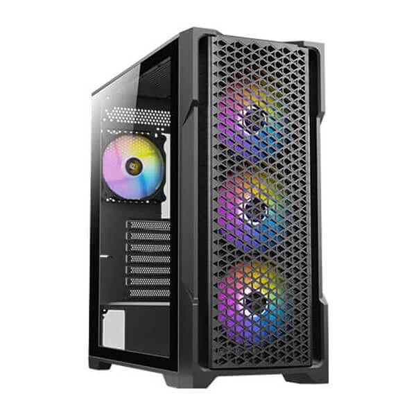 Antec AX90 ARGB Mid-Tower ATX Gaming Cabinet (Black)