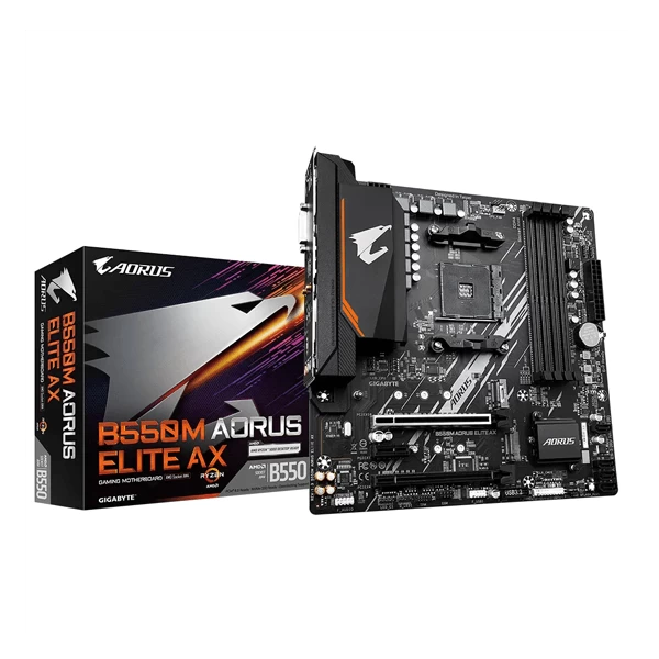 Gigabyte B550M Aorus Elite AX (WiFi) DDR4 AMD AM4 M-ATX Motherboard