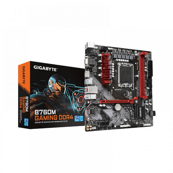 Gigabyte B760M Gaming DDR4 Intel 13th/12th Gen LGA 1700 M-ATX Motherboard