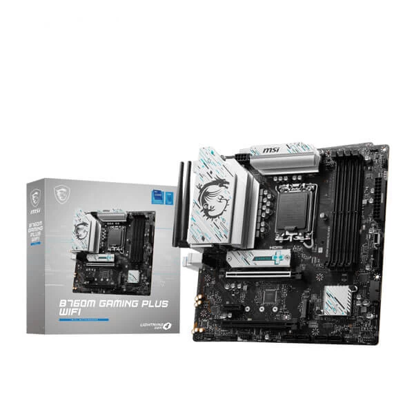 MSI B760M Gaming Plus WiFi DDR5 Intel LGA1700 M-ATX Motherboard