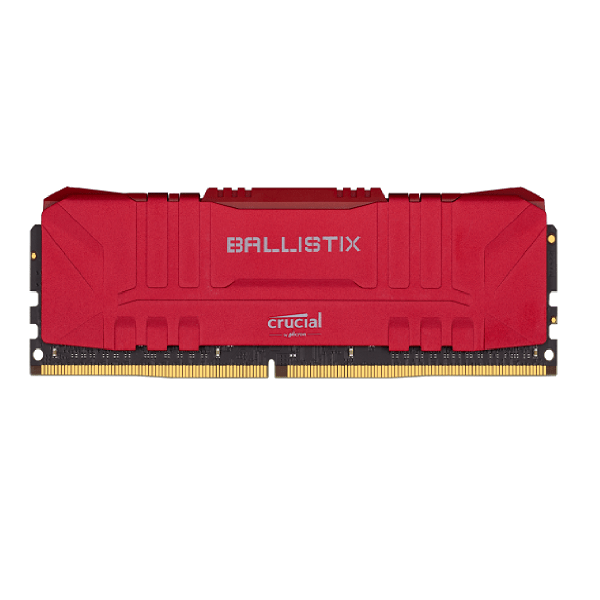 Crucial Ballistix 16GB DDR4 3200 MHz CL16 Desktop Gaming RAM (Red)