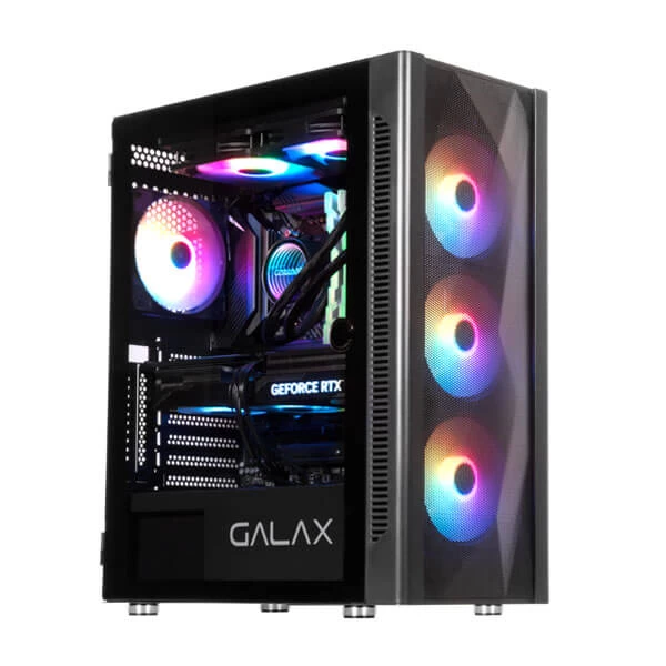 Galax Revolution-06 Mesh ARGB Mid-Tower ATX Gaming Cabinet (Black)