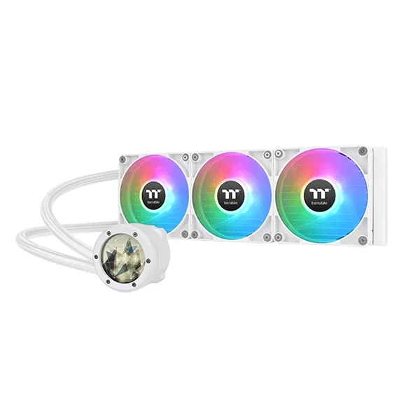 Thermaltake TH360 V2 Ultra ARGB Snow Edition LCD 360mm Liquid CPU Cooler (White)