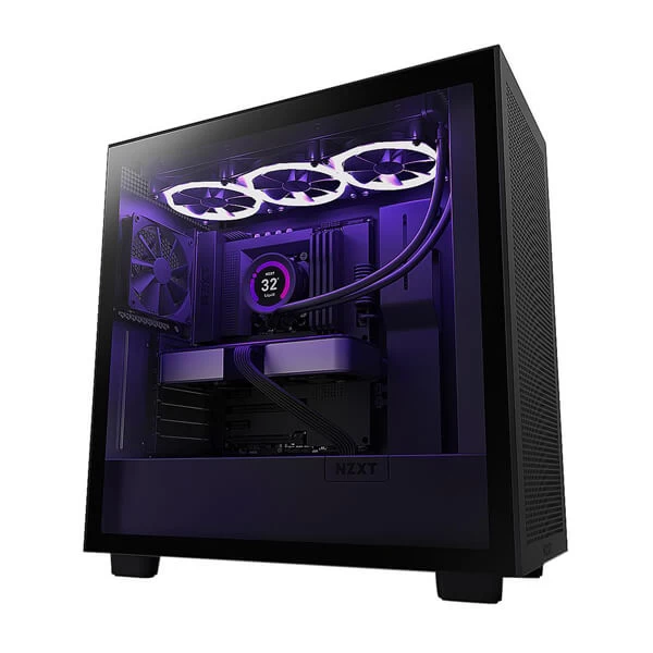 NZXT H Series H7 (2023) Flow RGB Edition ATX Mid Tower Chassis (Black)