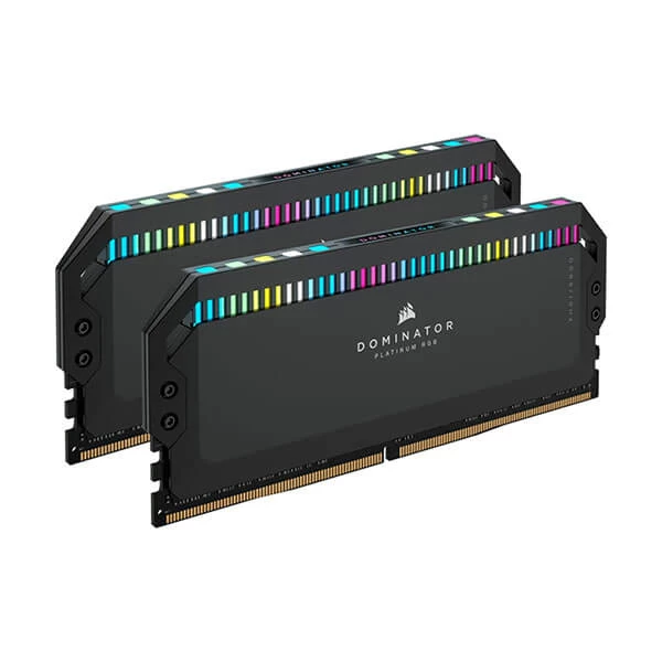 Corsair Dominator Platinum RGB 32GB (16GB X 2) 6400Mhz DDR5 Desktop Memory (Black)