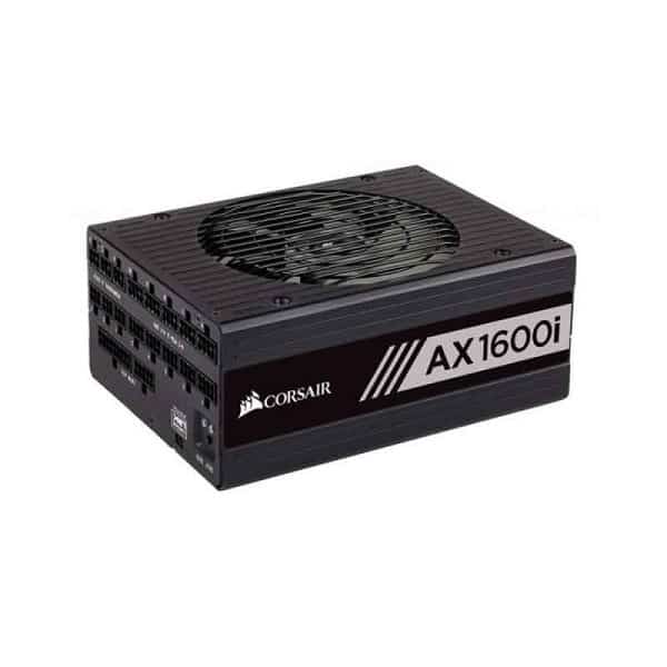 Corsair AX1600i 1600 watt 80 plus titanium certified fully modular power supply (black)