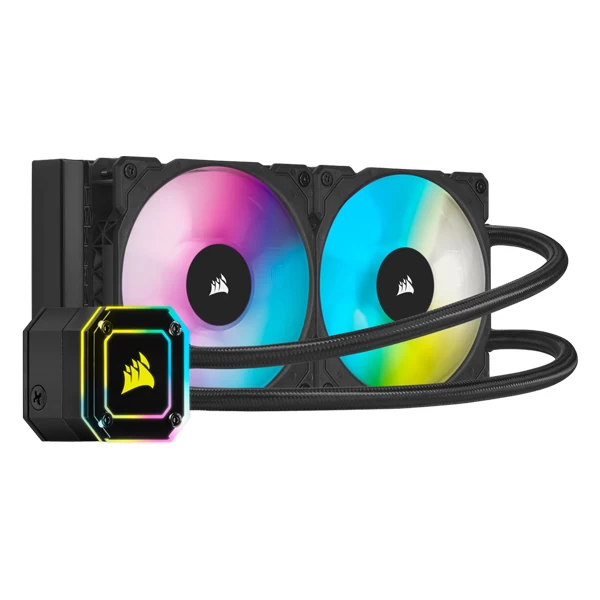 Corsair iCUE H100i Elite Capellix 240mm All-in-One Liquid Cooler with iCUE Support