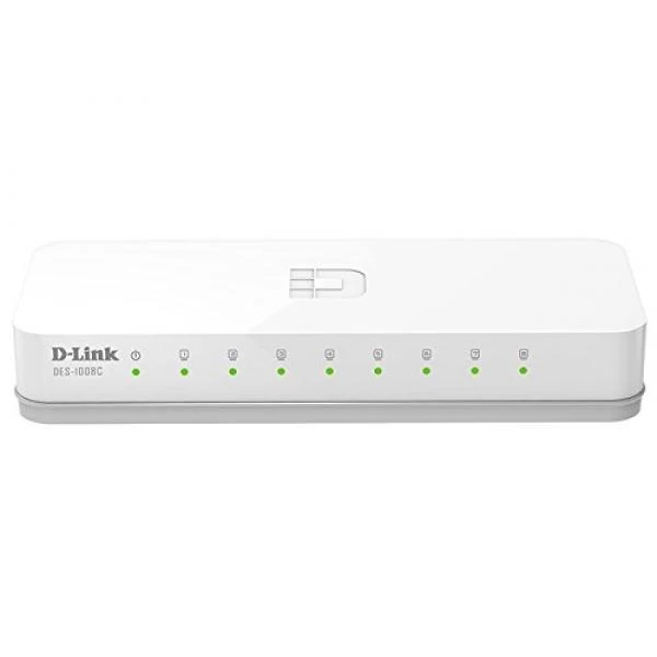 D-Link DES-1008C 8-Port 10/100Mbps unmanaged Desktop Switch