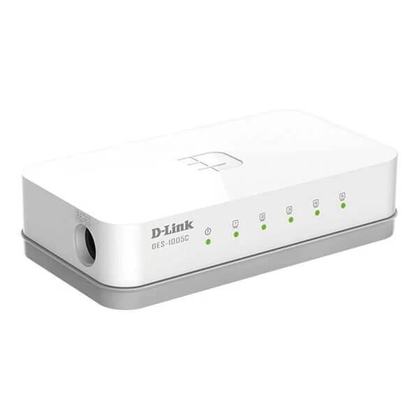 D-Link DES-1005C 5-Port 10/100Mbps unmanaged Desktop Switch