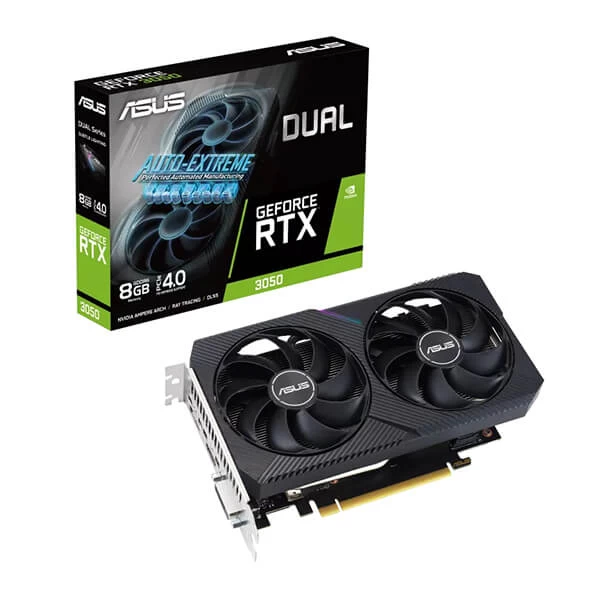 Asus Dual GeForce RTX 3050 8GB V2 GDDR6 graphics card