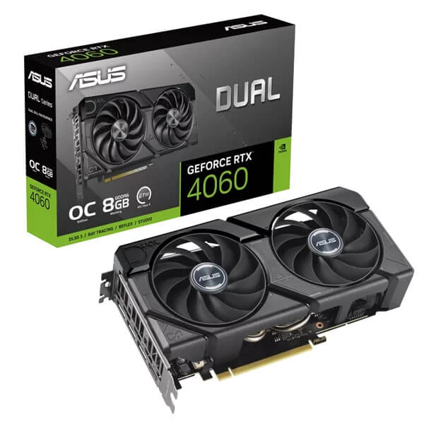 Asus Dual RTX 4060 Evo OC 8GB GDDR6 Graphics Card