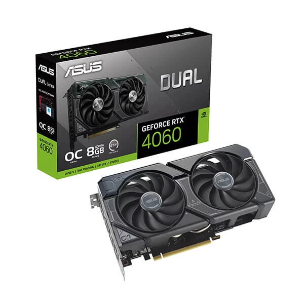 Asus Dual RTX 4060 OC Edition 8GB GDDR6 graphics card