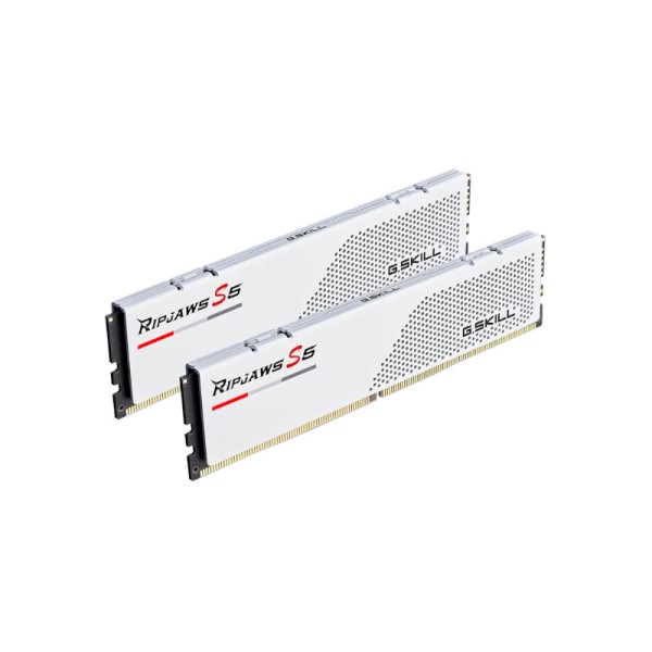 G.Skill Ripjaws S5 32GB (16GB x 2) 6000MHz DDR5 Desktop Memory (White)