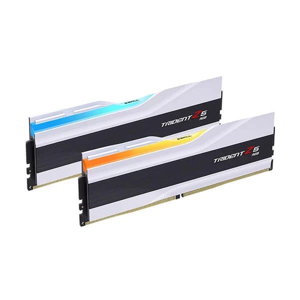 G.Skill Trident Z5 RGB 32GB 6000MHz DDR5 (16GB x 2) CL36 Desktop Memory (White)