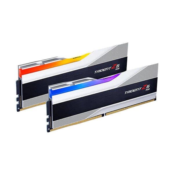 G.Skill Trident Z5 RGB 64GB 6000MHz (32GB x 2) DDR5 Desktop Memory (Silver)