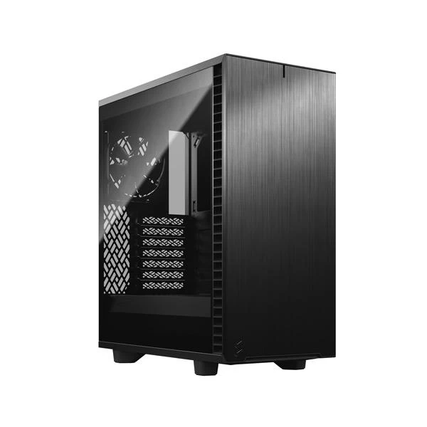 Fractal Design Define 7 Compact Black TG Dark Tint Mid-Tower ATX Cabinet with Side Glass Panel