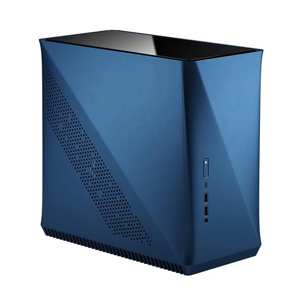 Fractal Design Era ITX Cobalt with Up Side Tempered Glass Mini-Tower Mini ITX Cabinet