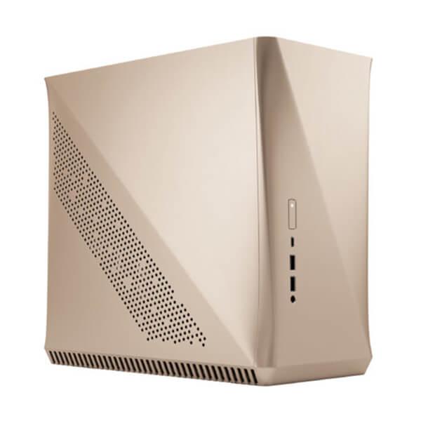 Fractal Design Era ITX Gold with Up Side Tempered Glass Mini-Tower Mini ITX Cabinet