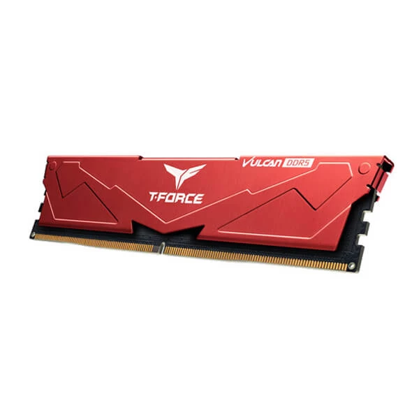 TeamGroup T-Force Vulcan Red 16GB (16GB X 1) 6000Mhz DDR5 CL38 Desktop Memory