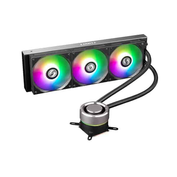 Lian Li Galahad 360 Black ARGB CPU Liquid Cooler.